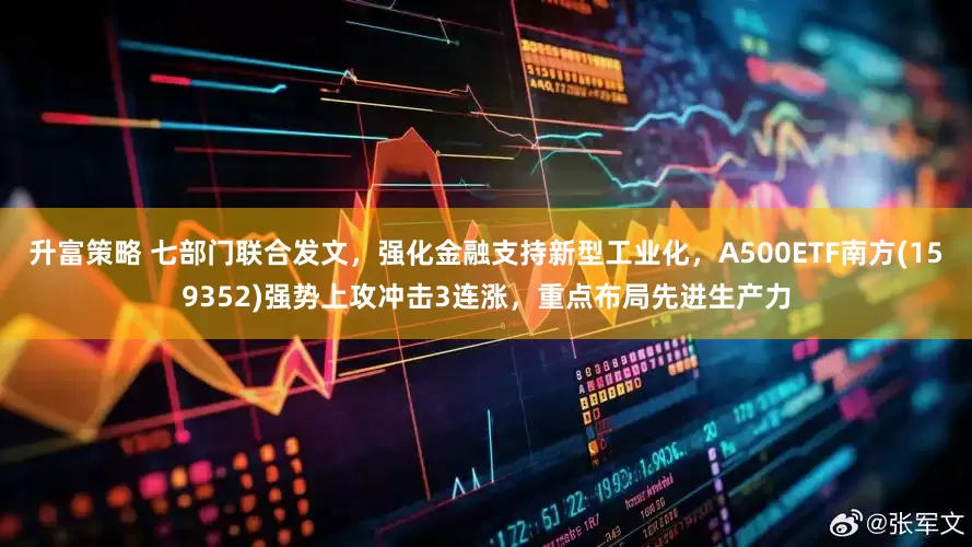 升富策略 七部门联合发文，强化金融支持新型工业化，A500ETF南方(159352)强势上攻冲击3连涨，重点布局先进生产力